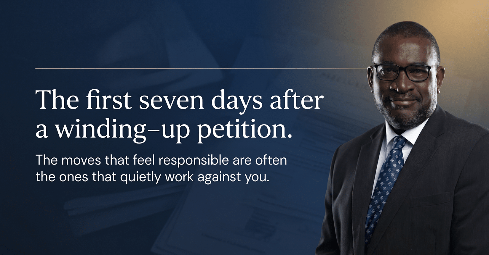 Chapter 01: Winding-up Petition Banner